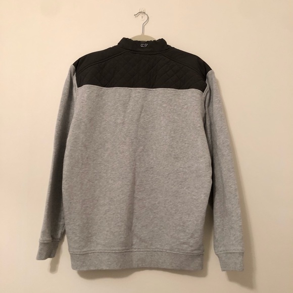 Vineyard Vines Shep Shirt quilted snap up pullover - Picture 2 of 7